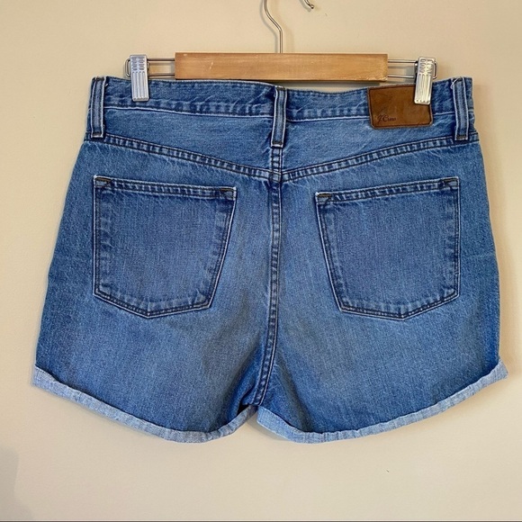 J. Crew High Rise Broken-In Boyfriend Denim Shorts - 29 - Picture 3 of 15